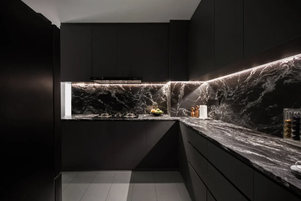 Black Modern Luxe kitchen