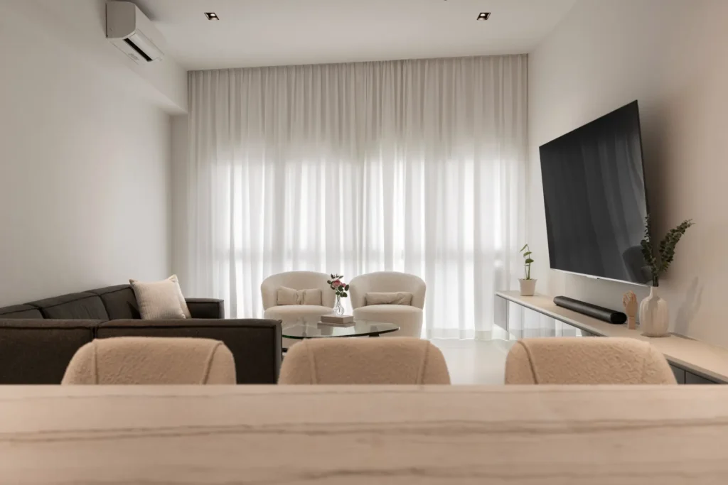 Black Modern Luxe living room