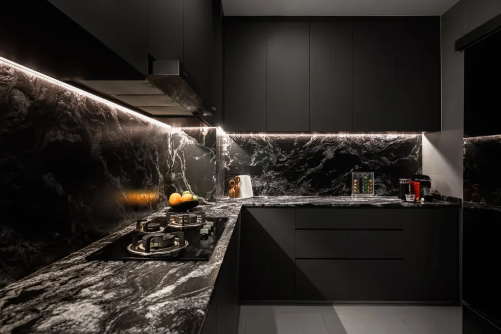 Black Modern Luxe kitchen