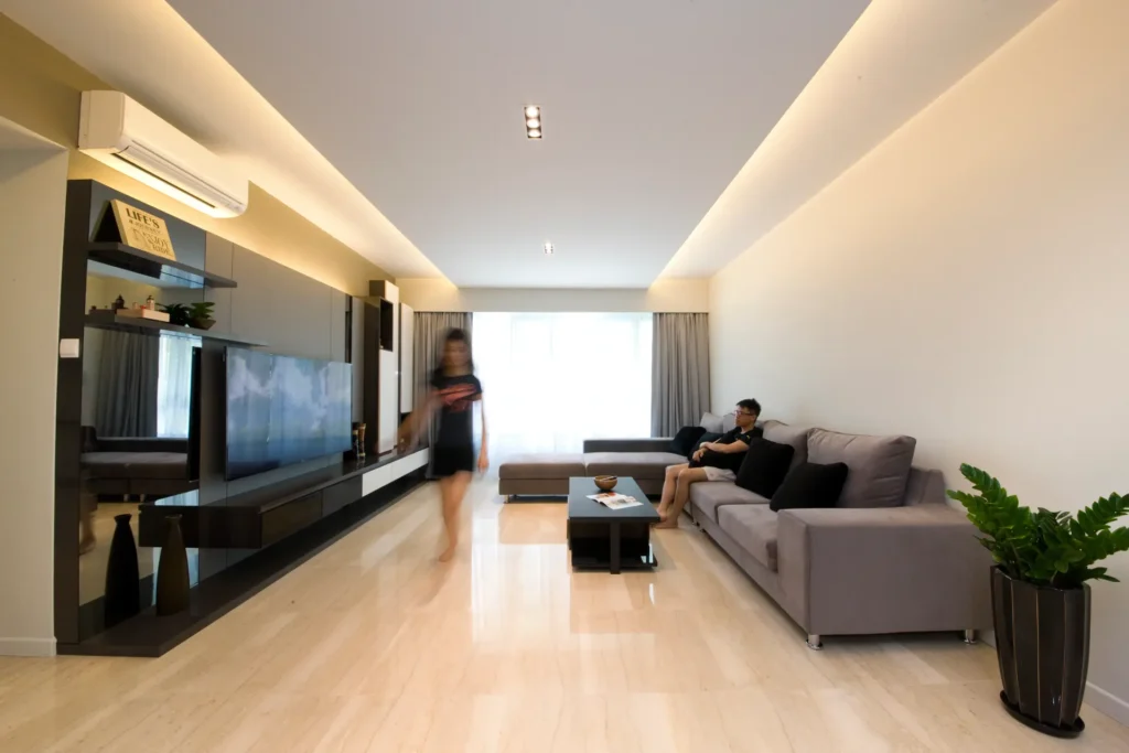 Contemporary Practicalities living room