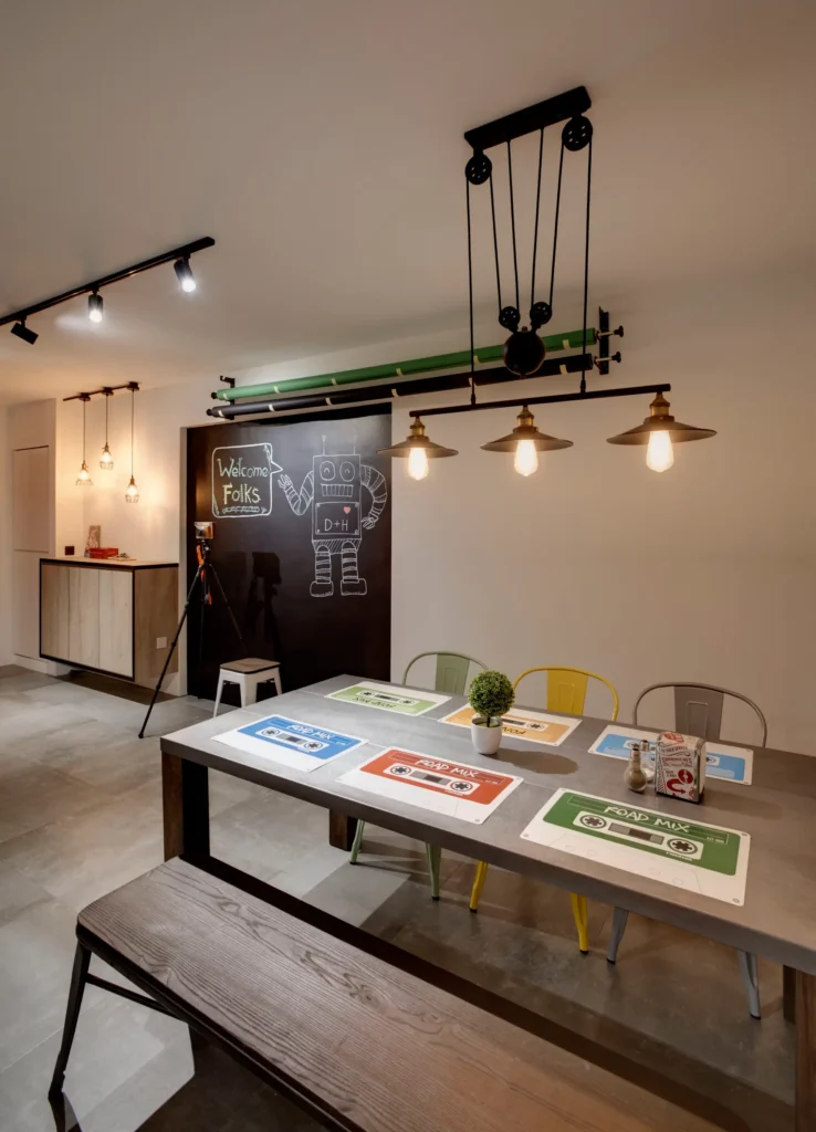 Industrial Makeover living room