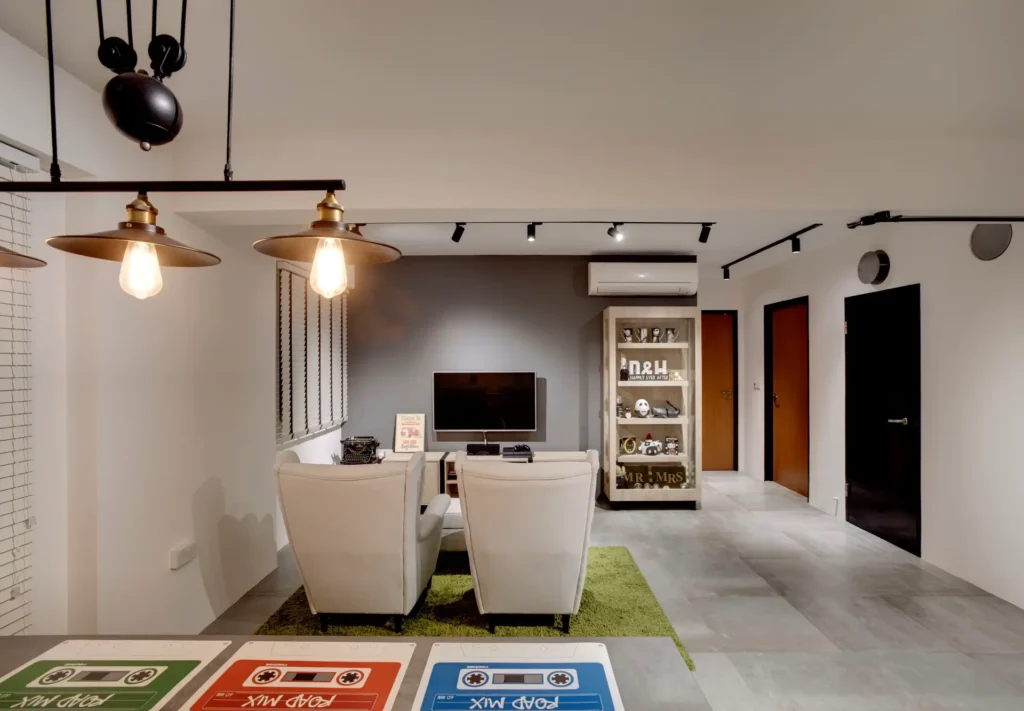 Industrial Makeover living room