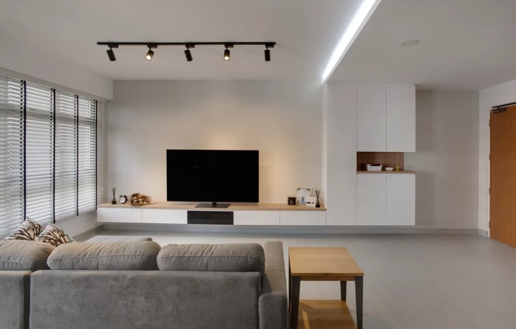 Black Modern Luxe living room