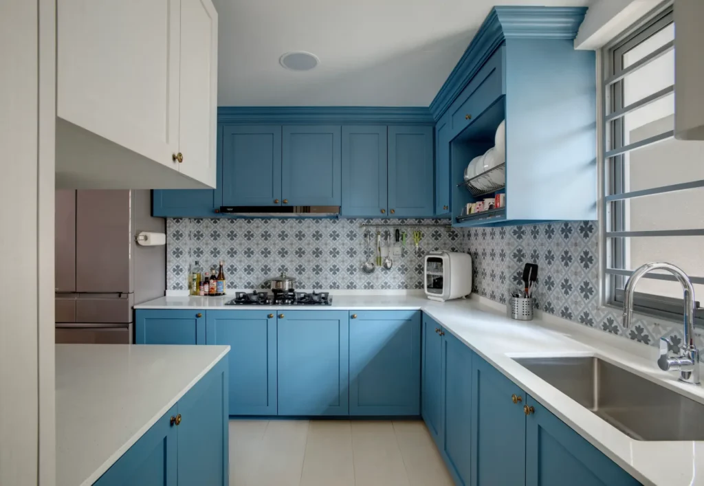 Rustic Cotton Candy kitchen