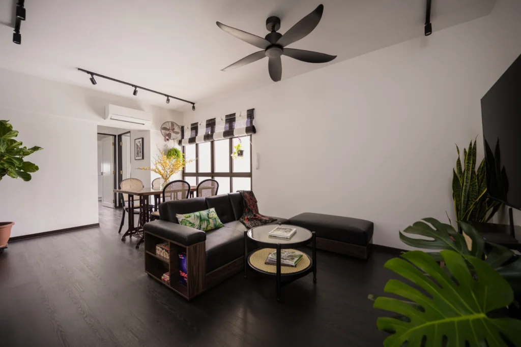 Globe-Trotting Lifestyle living room