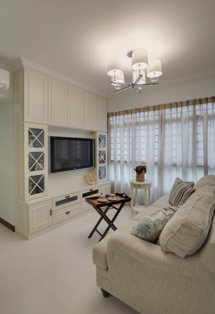 Scnadi Farm House living room