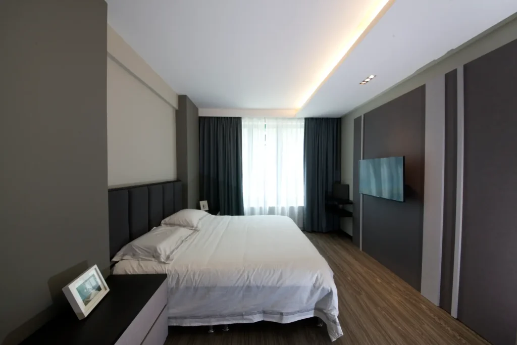 Contemporary Practicalities bedroom