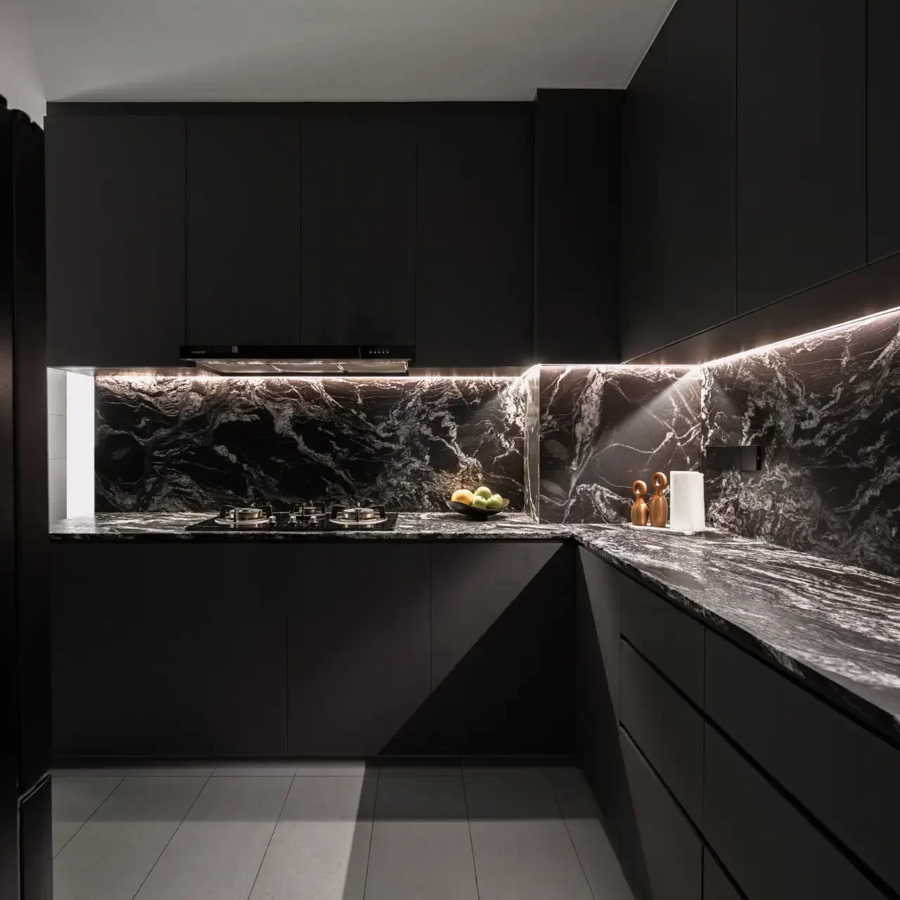 Black Modern Luxe kitchen