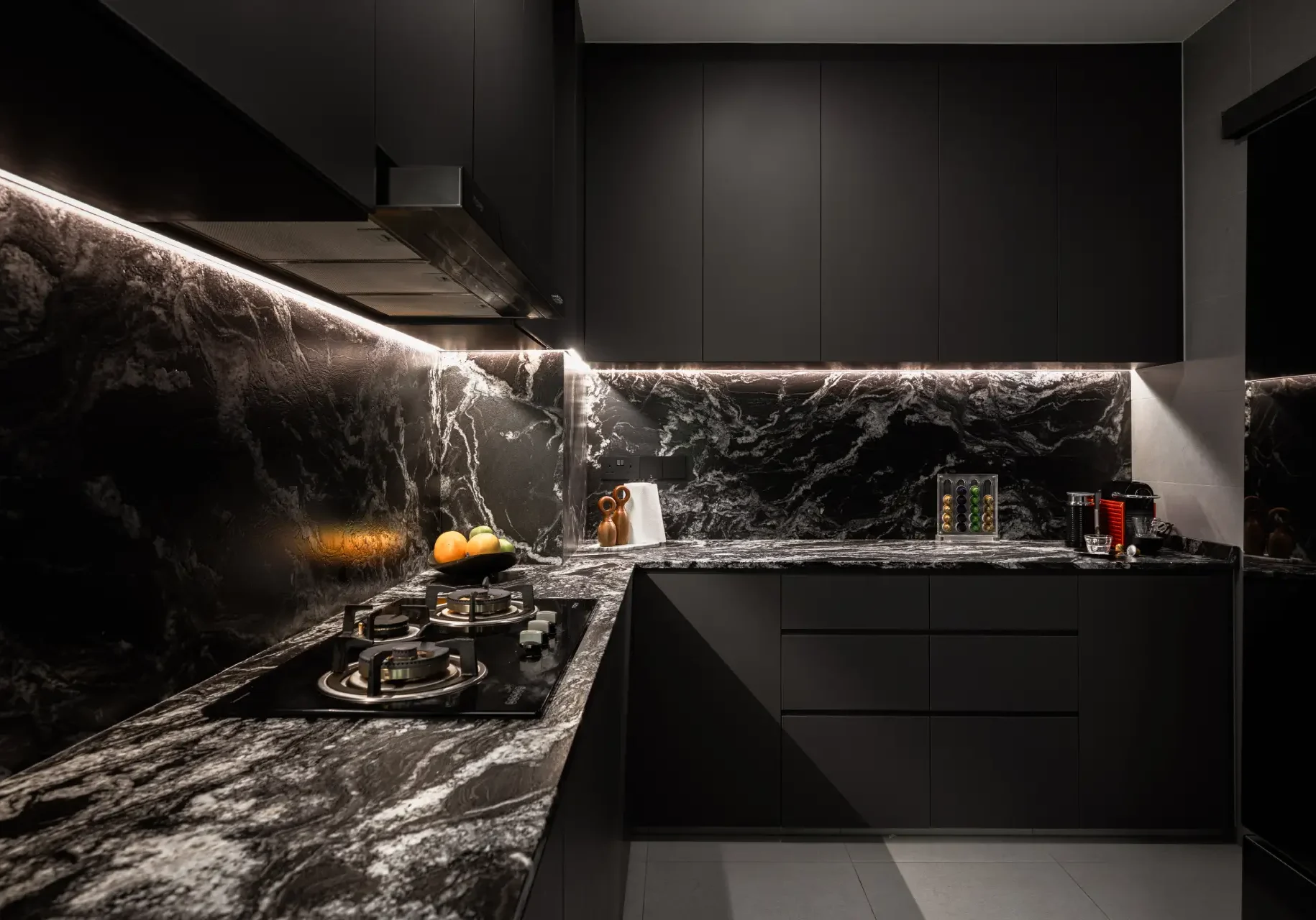 Black Modern Luxe kitchen