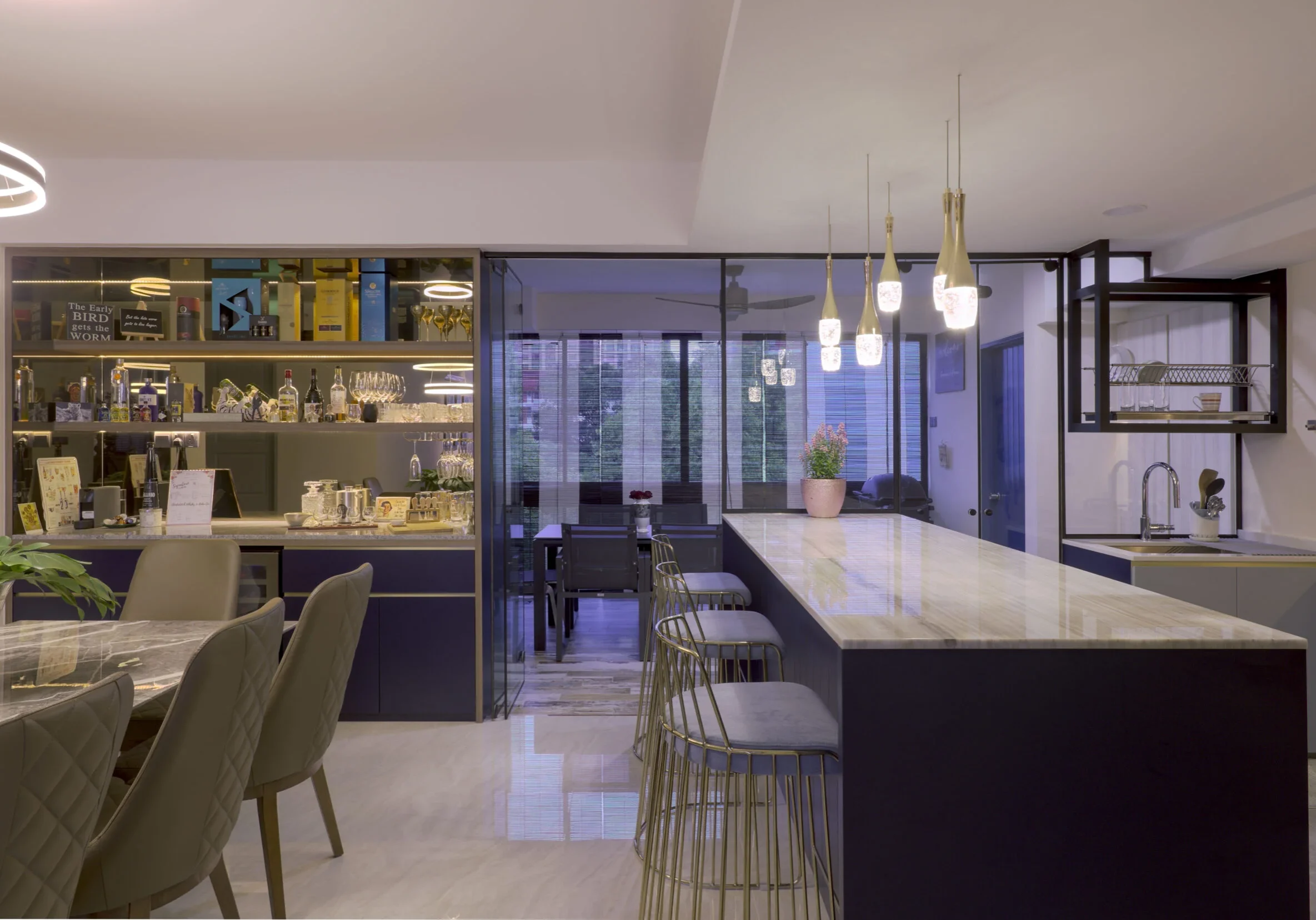 Practical Luxury living and dinning